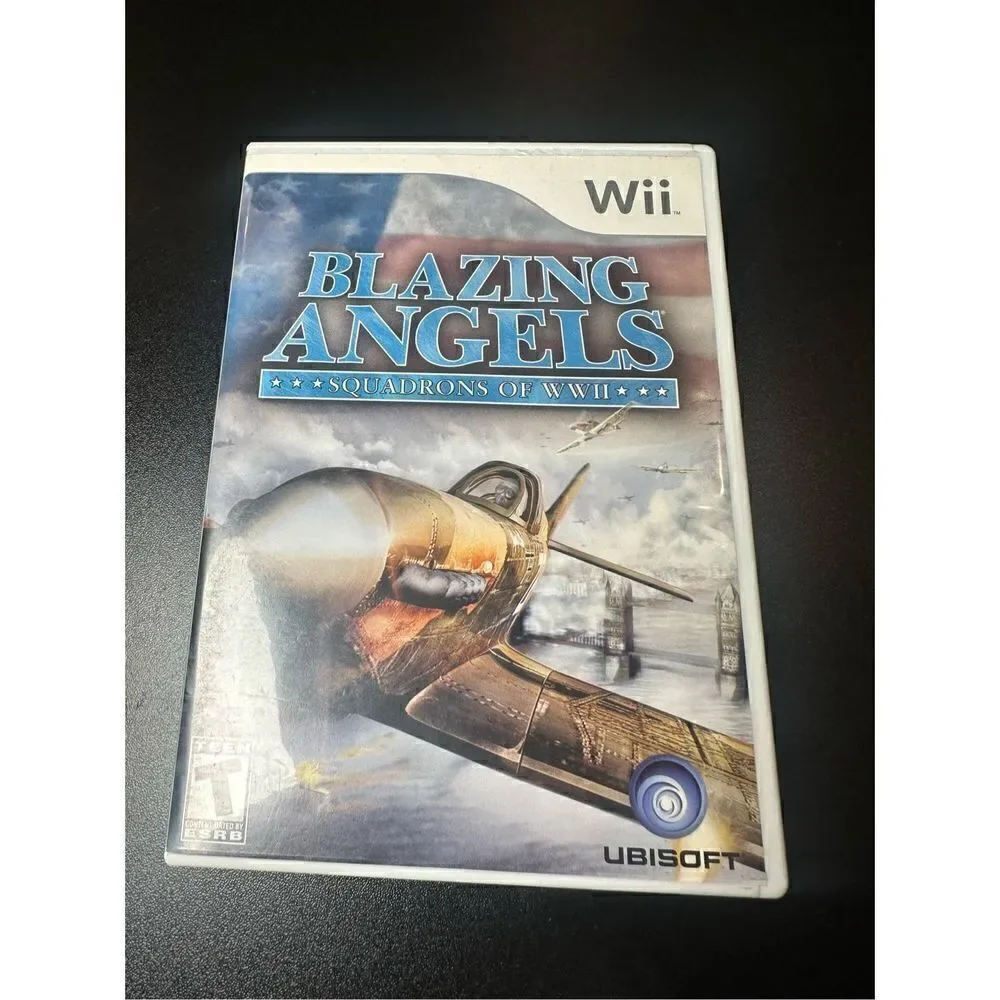 Nintendo Wii Blazing Angels video game complete with manual